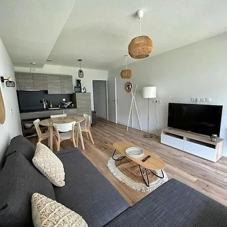 Apartmán In Mimizan's Center With Pool & Bbq